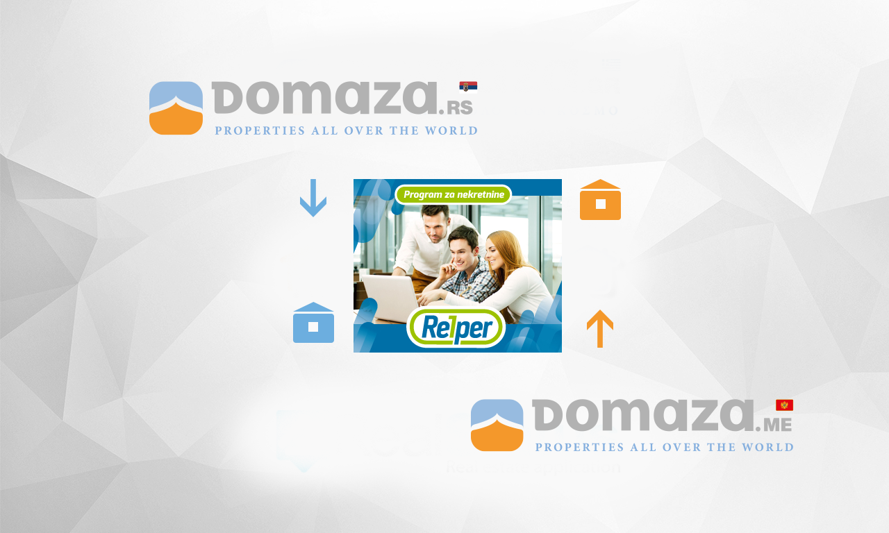 Portal DOMAZA je ostvario uspešnu saradnju sa programom za nekretnine RELPER